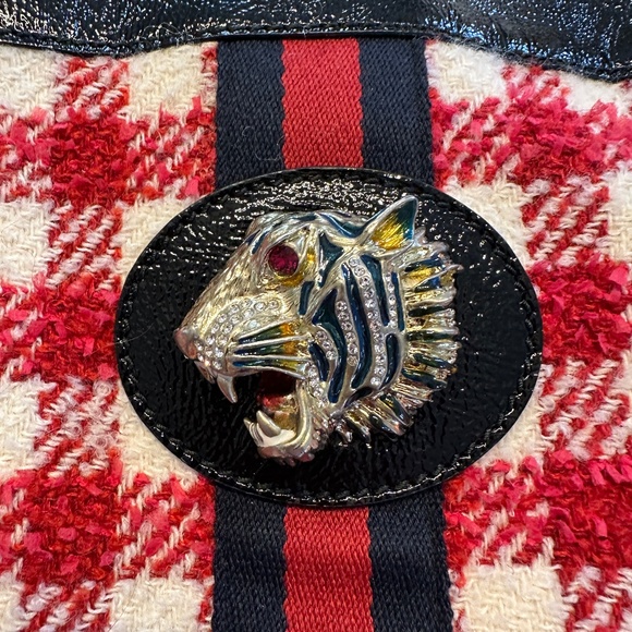 ❤️🖤RARE COLORWAY Gucci Rajah Tote🖤❤️ - Picture 2 of 5